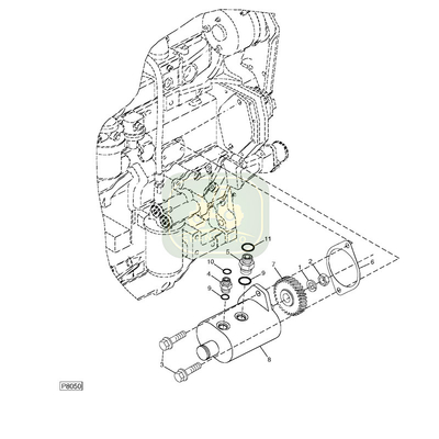Hydraulische Zählerteile 50L RE241577 Hydraulikpumpe für JD-Traktor