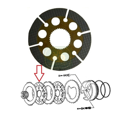 Dauerhafte Ersatzteile Kupplungssystem 237021A1 Bremsscheibe für  Traktoren