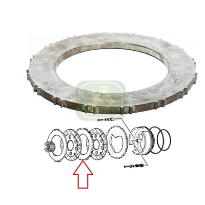 Dauerhafte Ersatzteile Kupplungssystem 237022A1 Bremsscheibe für  Traktoren