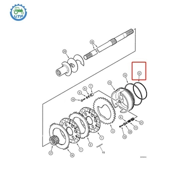 O-Ring 308036A1 6193403M1 des Fall-580SM 580SM 585G 586G 588G